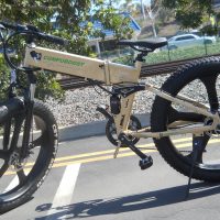 gold fat tire ebike